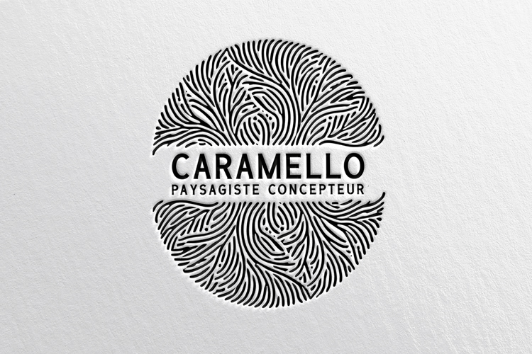 Conception d'un logo pour Caramello Paysagiste