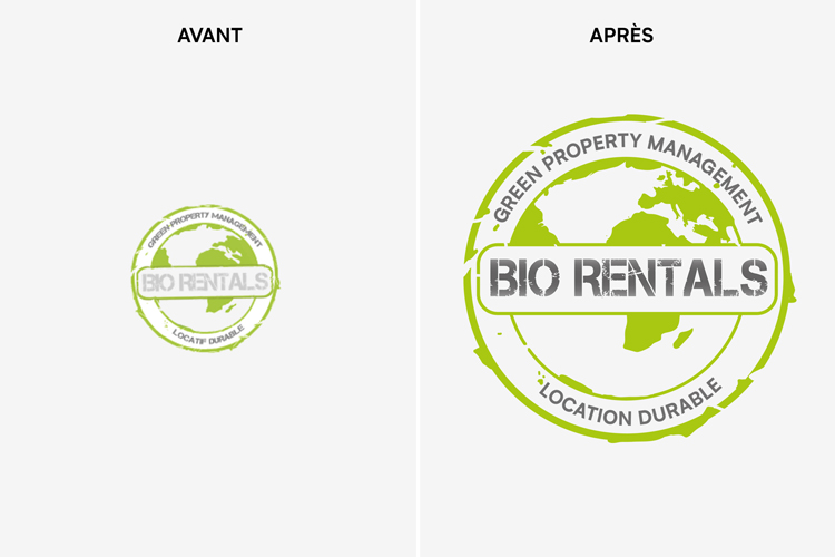 refaire un logo biorental